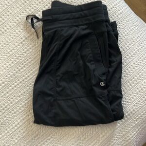 Elastic waist Capri length wide leg, Lululemon joggers